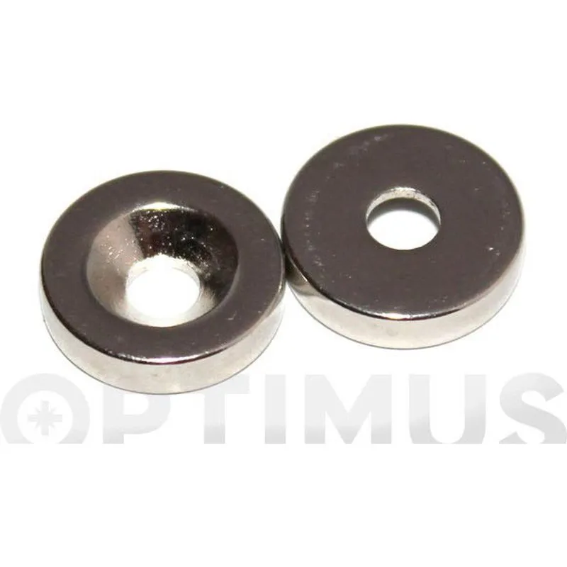 Compra IMAN NEODIMIO ARO AVELLANADO diametro15/9-4,5X3,5MM 12UDS IDEMAG 5369 al mejor precio