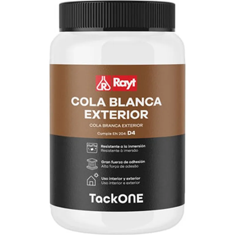 Compra COLA BLANCA EXTERIOR TACK ONE D4 1 KG RAYT R124-09 al mejor precio