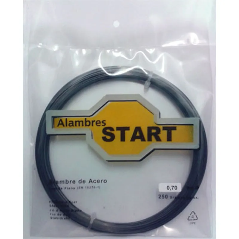 Compra ALAMBRE CUERDA PIANO EN ROLLO 250 GR diametro 0,7 MM ALAMBRES START AL250070 al mejor precio