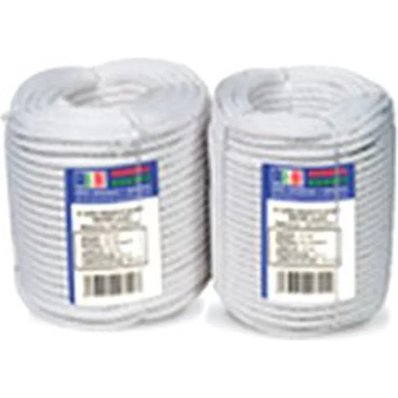 CUERDA CABLEADA NYLON diametro10 MM 100 MT BLANCO ROMBULL 438014000944