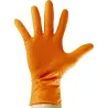 Compra GUANTE DESECHABLE NITRILO DIAMANTADO NARANJA 90 UDS TALLA XL JBM 53553 al mejor precio