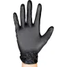 Compra GUANTE DESECHABLE NITRILO DIAMANTADO NEGRO 100 UDS TALLA M JBM 54177 al mejor precio