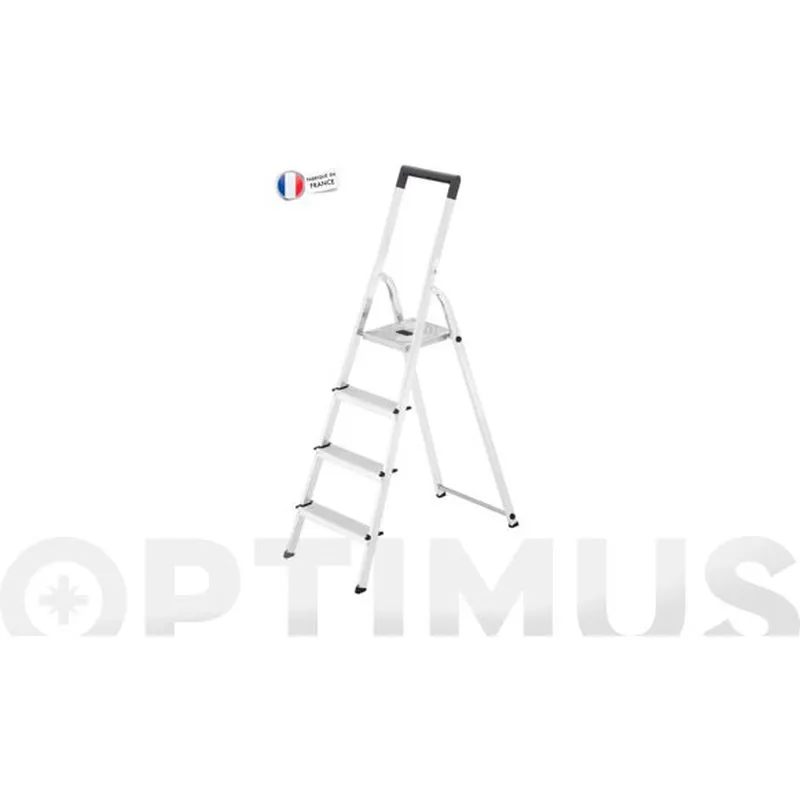 Compra ESCALERA ALUMINIO DOMESTICA L40 EASYCLIX 4 PELDAÑOS HAILO 5-8944-011 al mejor precio