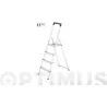 Compra ESCALERA ALUMINIO DOMESTICA L40 EASYCLIX 4 PELDAÑOS HAILO 5-8944-011 al mejor precio