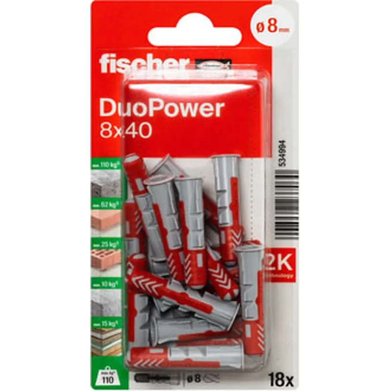 Compra BLISTER DUOPOWER 8 X 40 - 18K FISCHER 534994 al mejor precio