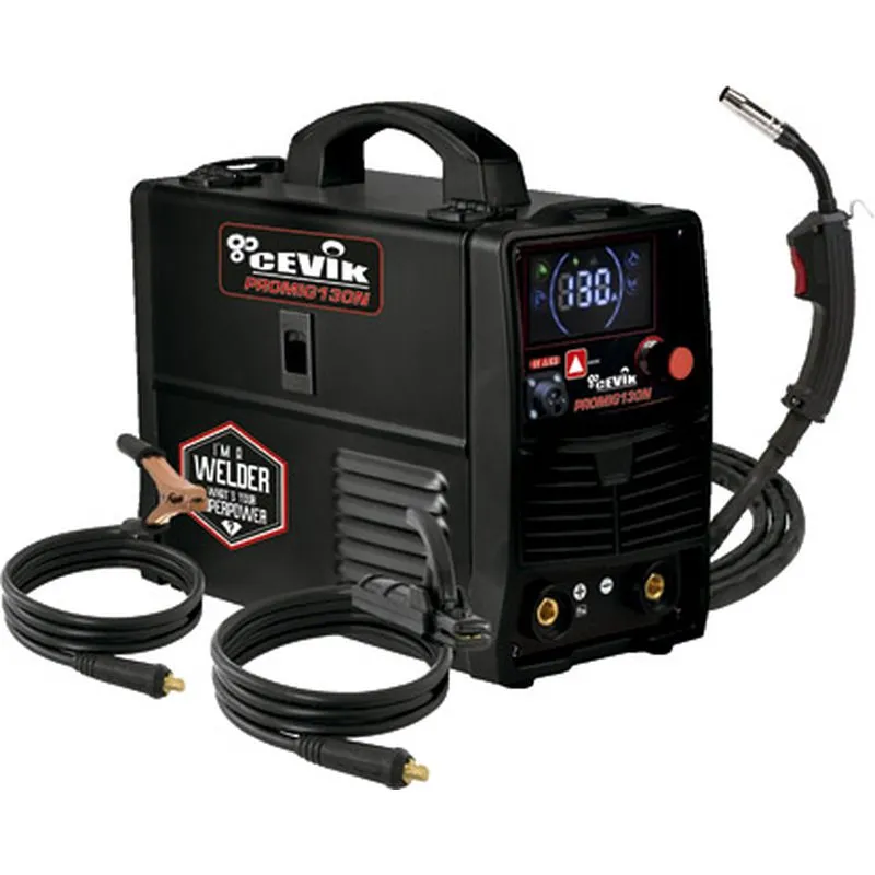 Compra EQUIPO SOLDADURA 3X1 MIG-MMA-TIG 130AMP CEVIK CE-PROMIG130N al mejor precio