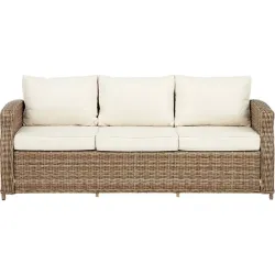 SOFA RATAN 3 PLAZAS NATURAL...