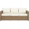 SOFA RATAN 3 PLAZAS NATURAL SCHOU 100213