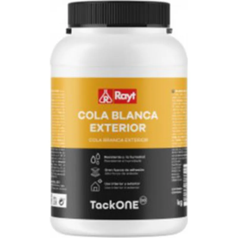 Compra COLA BLANCA EXTERIOR TACK ONE D3 1 KG RAYT R414-09 al mejor precio