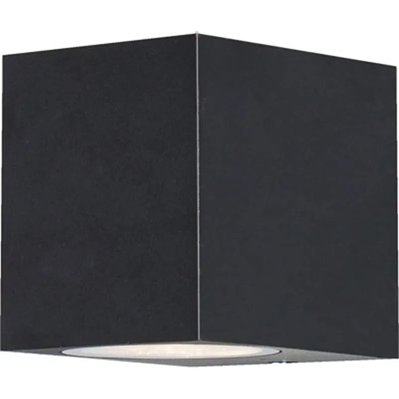 Compra APLIQUE EXTERIOR CONFO NEGRO 1XGU10 IP44 CRISTALRECORD 43-751-01-180 al mejor precio