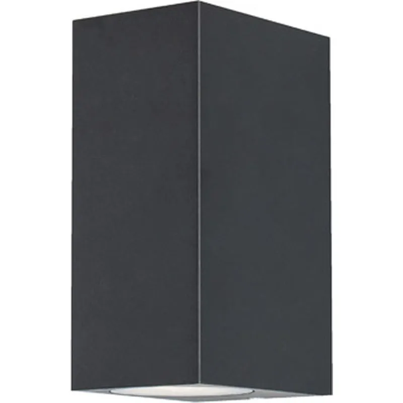 Compra APLIQUE EXTERIOR CONFO NEGRO 2XGU10 IP44 CRISTALRECORD 43-752-02-180 al mejor precio