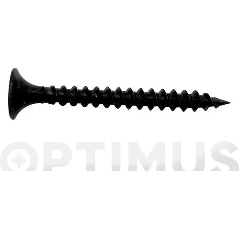 TIRAFONDO PLADUR NEGRO (17 UNI) 3,50 X 25 MM FER 2520