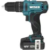 Compra ATORNILLADOR IMPACTO+TALADRO A BATERIA 180NM + 30NM 2 BATERIAS 2.0AH + CARGADOR WESCO WS1402K al mejor precio