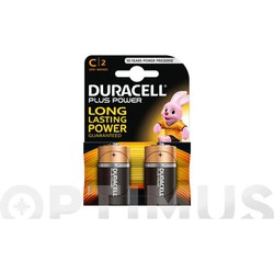 PILA ALCALINA PLUS POWER LR14-C BL2 DURACELL 5000394141827