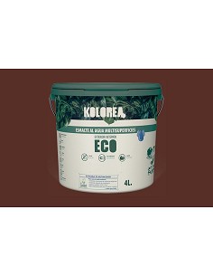 Compra Esmalte al agua eco satinado 250 ml tabaco KOLOREA KES-03-250ML/06137 al mejor precio