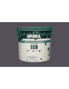 Compra Esmalte al agua eco satinado 750 ml gris medio KOLOREA KES-07-750ML/06144 al mejor precio