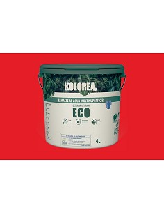 Compra Esmalte al agua eco satinado 250 ml rojo china KOLOREA KES-12-250ML/06155 al mejor precio