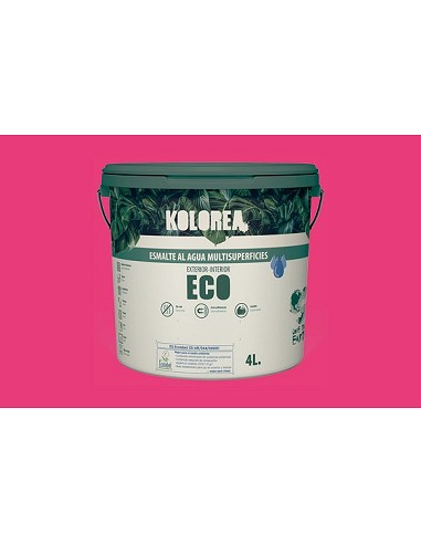 Compra Esmalte al agua eco satinado 250 ml fucsia KOLOREA KES-13-250ML/06157 al mejor precio