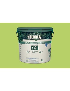 Compra Esmalte al agua eco satinado 250 ml verde lima KOLOREA KES-14-250ML/06159 al mejor precio