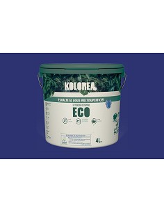 Compra Esmalte al agua eco satinado 250 ml azul cantábrico KOLOREA KES-15-250ML/06161 al mejor precio