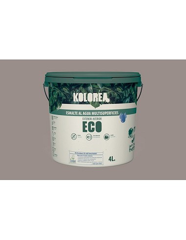 Compra Esmalte al agua eco satinado 250 ml moka KOLOREA KES-18-250ML/06167 al mejor precio