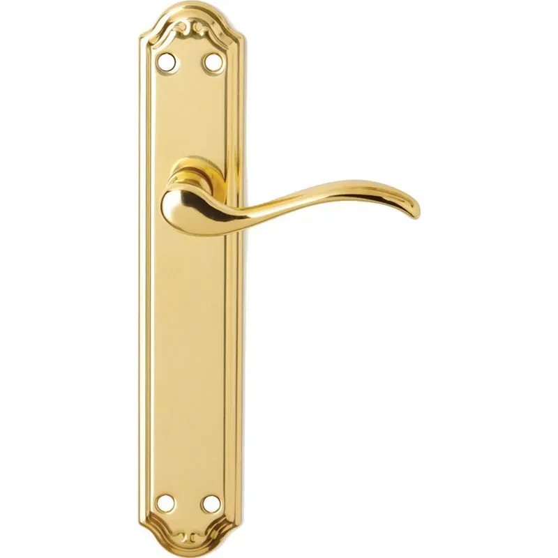 MANILLA 666 PLACA ACERO/ALUMINIO (JUEGO) LATON PULIDO MICEL 00666