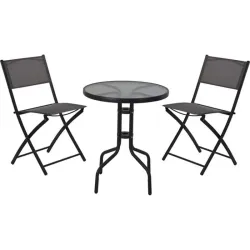 MESA ACERO diametro60 CM +...