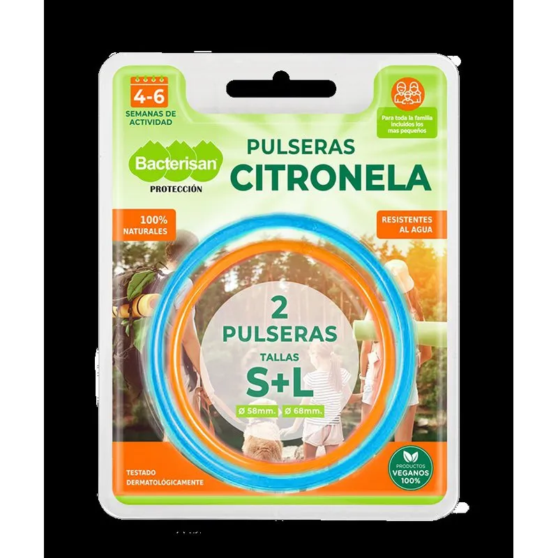 Compra PULSERA ANTIMOSQUITOS CITRONELA S+L BACTERISAN 54201SCP031941 al mejor precio