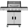 BARBACOA GAS 4 FUEGOS CON QUEMADOR LATERAL IRONSIDE GARDEN 500538
