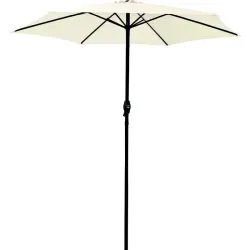 PARASOL ACERO CON MANIVELA...