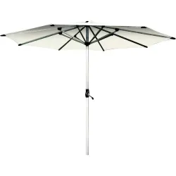 PARASOL ALUMINIO BLANCO CON...