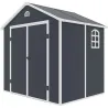 CASETA RESINA SERIE AVE CON SUELO 4,65M² 242X192X239CM AVE G