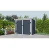 COBERTIZO RESINA SERIE AVE CON SUELO 1,80M² 199X90X149CM COLIN A