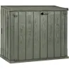 COBCOBERTIZO RESINA STORER PLUS 842 L 129,5X74,5 X111H VERDE TOOMAX 90