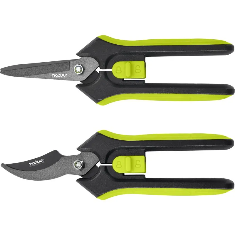 Compra JUEGO DE TIJERAS PODA 1 MANO 2 UDS NATUUR RC138A al mejor precio