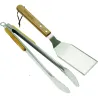 ESPATULA + PINZA UNIVERSAL MANGO MADERA CAMPINGAZ 2212148