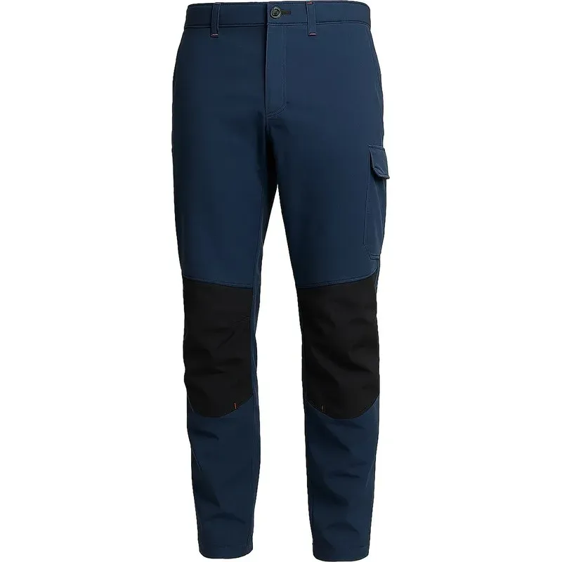 PANTALON MULTIBOLSILLOS 245 GR STRETCH AZUL/NEGRO TALLA M JUBA FX155DN/M