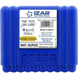 BROCA METAL PROFESIONAL CILINDRICA HSSECO DIN 338N 1016-10,50 MM 5UNIDADES IZAR 27685