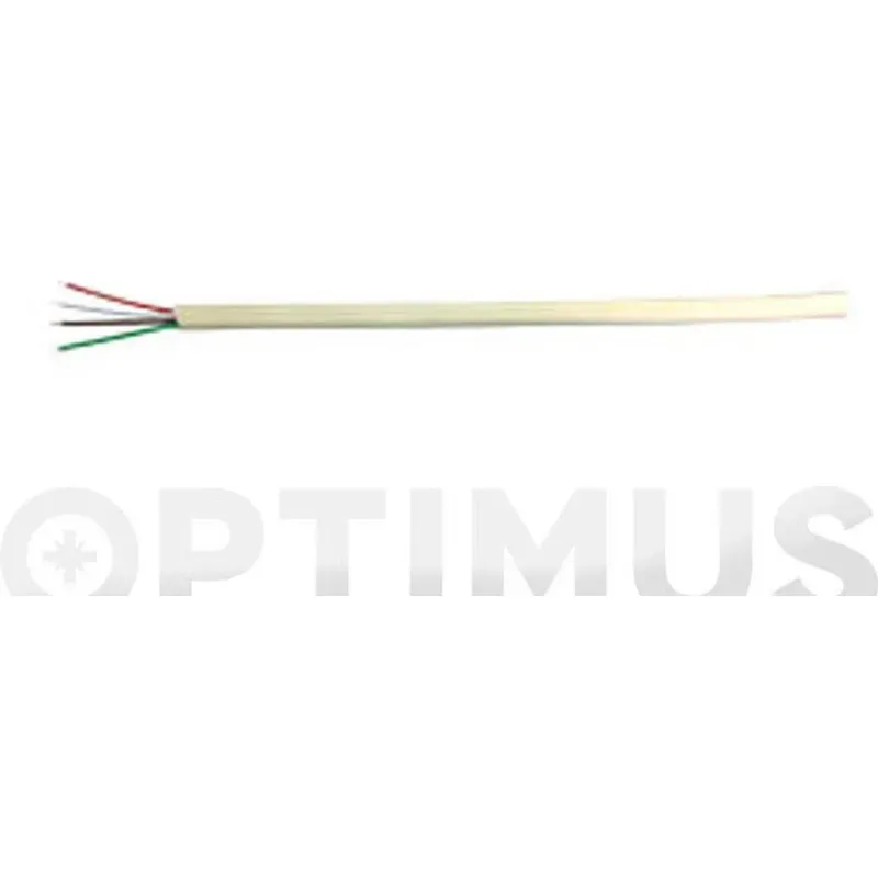 CABLE TELEFONO PLANO 4 VIAS 2,5X4,8 MARFIL ASCABLE 510499200663