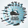 TALADRO PERCUTOR COMPACTO 18V, 50NM BATERIA DE 2.0 AH Y CARGADOR WESCO WS2425K2