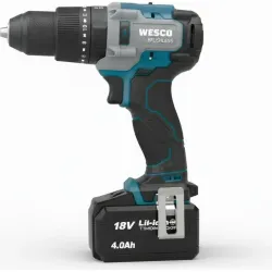TALADRO PERCUTOR COMPACTO 18V, 50NM BATERIA DE 2.0 AH Y CARGADOR WESCO WS2425K2