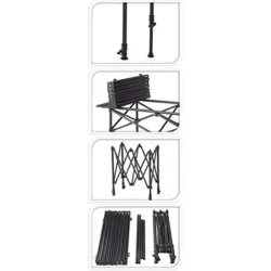 MESA CAMPING METALICA 95X55CM 50-80CM IMPORT X51000040