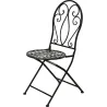 SILLA PLEGABLE BISTRO METALICA 39X50X94CM IMPORT X75000570