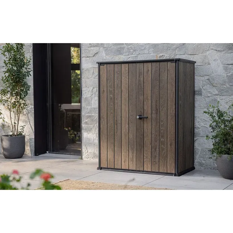 COBERTIZO EXTERIOR RESINA VERTICAL SHED 170X140X74CM KETER 259072