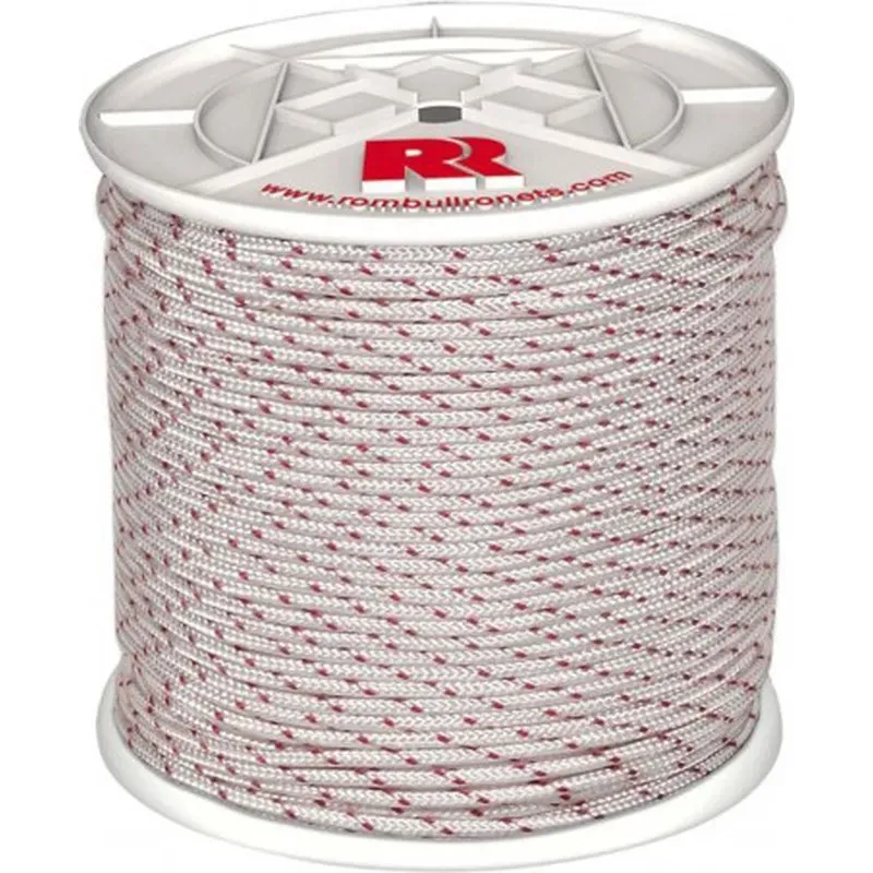 CUERDA POLIESTER ARRANQUE MOTORES diametro 4 MM 50 MT BLANCO ROMBULL 420007001144