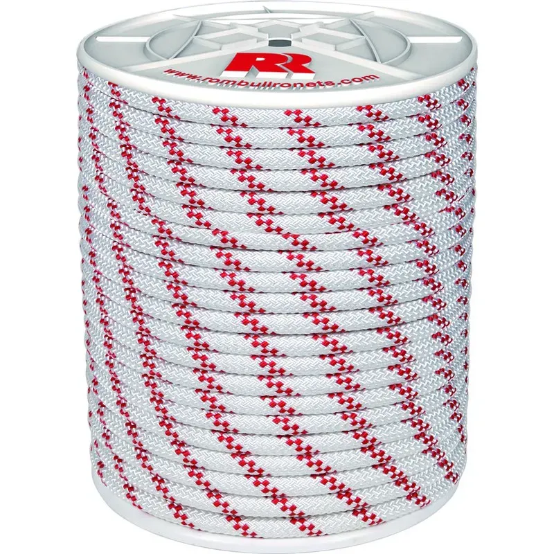 CUERDA POLIESTER TRENZADO CON ALMA diametro 12 MM 25 MT BLANCO ROMBULL 429416002244