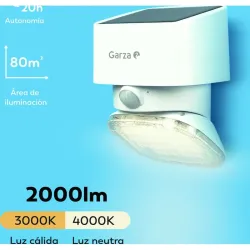 APLIQUE SOLAR ATLAS BLANCO...