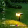BALIZA SOLAR LED BOREAS NEGRO 100LM RGB GARZA 401565C