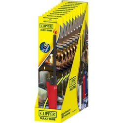 ENCENDEDOR COCINA RECARGABLE MAXI TUBE BLISTER CLIPPER TUX0L000
