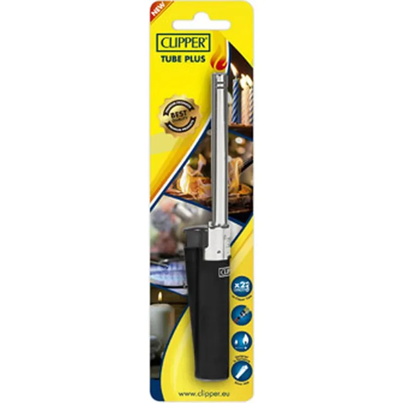ENCENDEDOR COCINA RECARGABLE TUBE PLUS SOLID BLISTER CLIPPER TUB1L000BC
